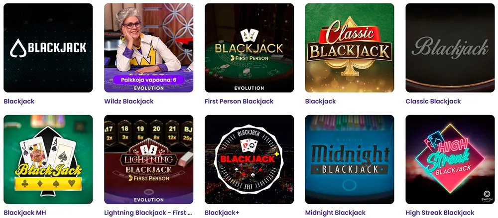 Wildz-Kasino-Korttipelit